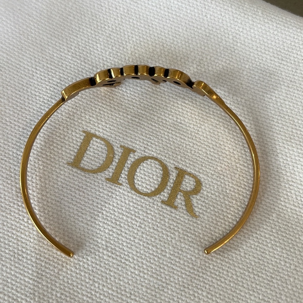 Dior Christian Dior  j’adior cuff bracelet brushed gold with box - Picture 4 of 8